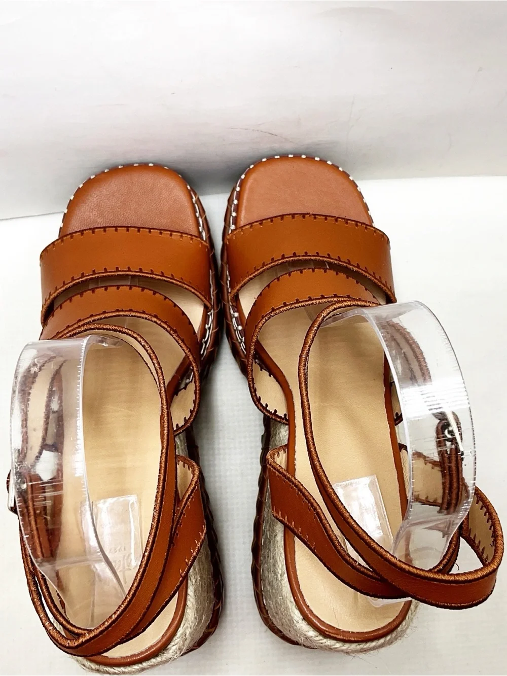 🆕{Castañer} Faure Leather & Jute Wedge Espadrilles
